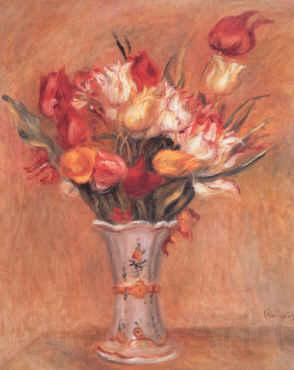 Pierre Renoir Tulipes Spain oil painting art
